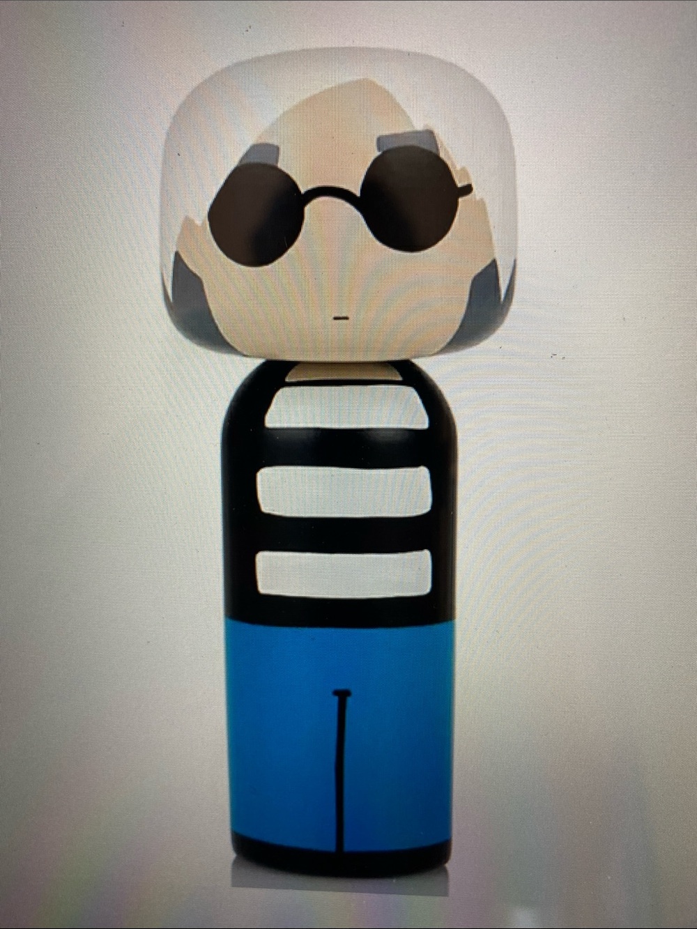 Kokeshi Andy Warhol Doll Icon Sketch.inc for Lucie Kaas Size 14.5 cm NEW